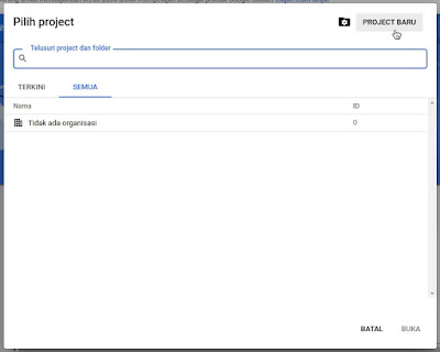 New Project Google Cloud Console New Project Google Cloud Console