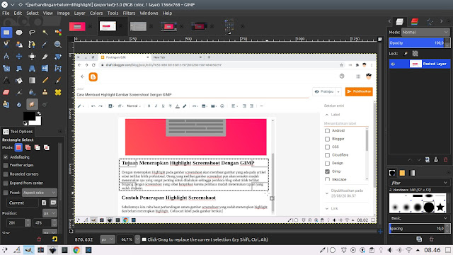 How to Highlight Screenshot Images With GIMP How to Highlight Screenshot Images With GIMP