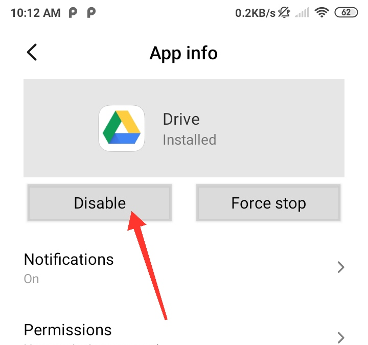 Disable bloatware apps