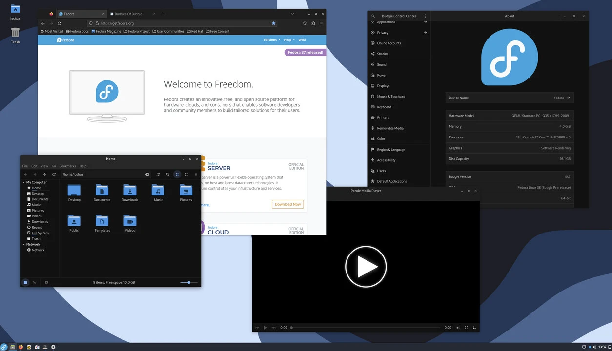Budgie Desktop Environment Budgie Desktop Environment
