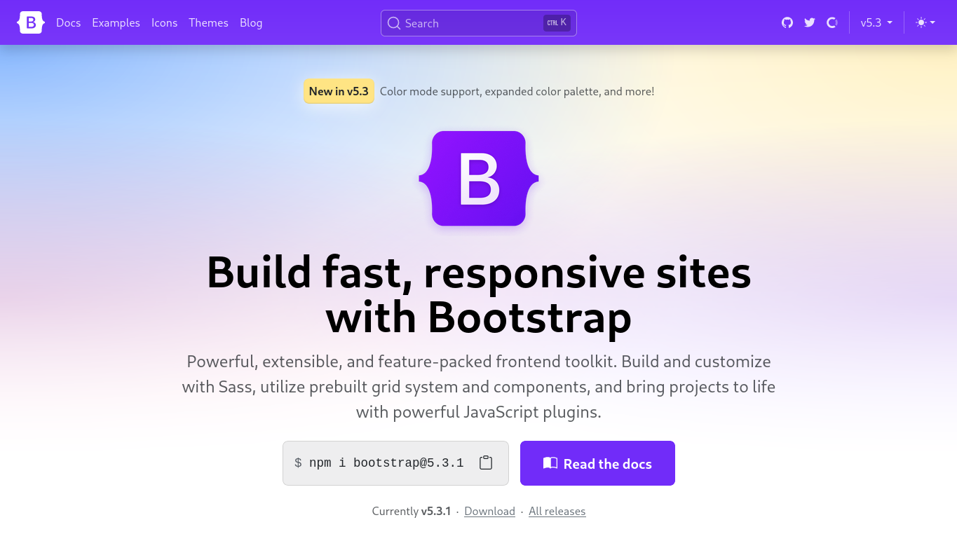 Rekomendasi Framework CSS Terbaik - Bootstrap