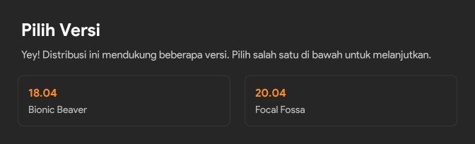 Select Linux Ubuntu version - How to Install Linux Distro on Android Select Linux Ubuntu version - How to Install Linux Distro on Android